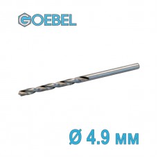 Сверло по металлу GOEBEL DIN 338 HSS-G шлифованное Ø 4.9 мм