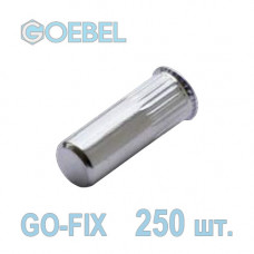 Заклёпка резьбовая GOEBEL GO-FIX St закрытая с малым потайным бортом - М4 - 0.5-3.0 мм 250 шт.