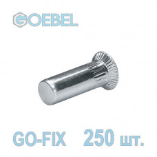 Заклёпка резьбовая GOEBEL GO-FIX St закрытая с потайным бортом - М8 - 1.5-4.5 мм 250 шт.